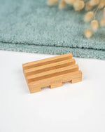 petit porte savon en bois massif