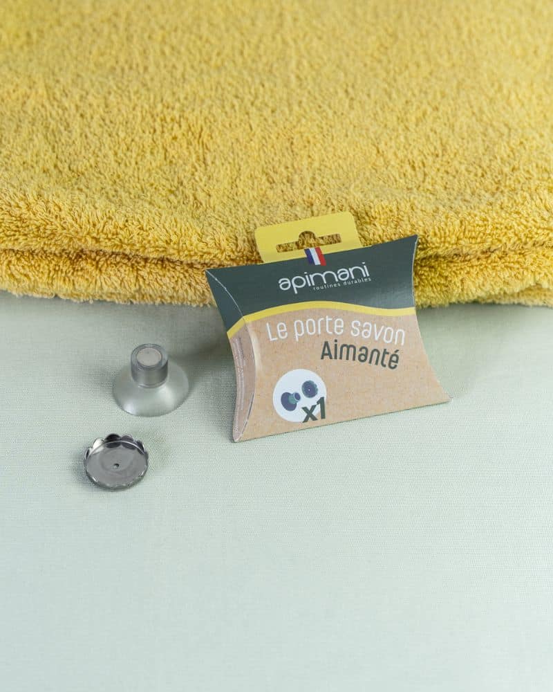 porte-savon aimanté packagé