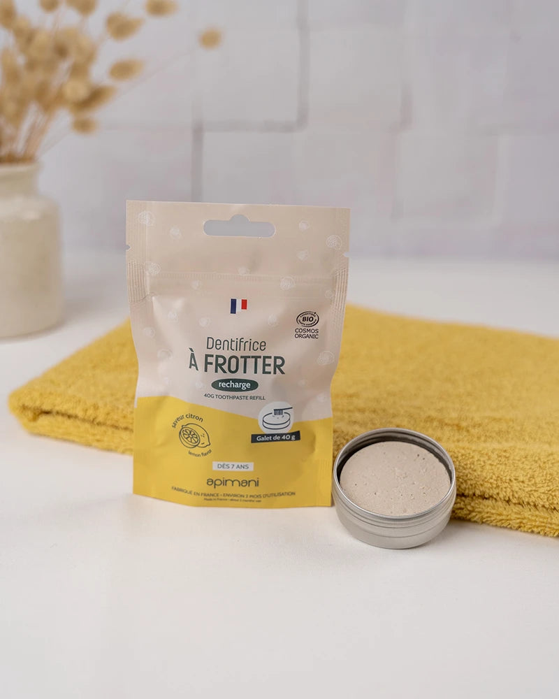recharge dentifrice solide bio citron