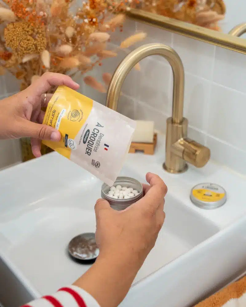 recharge pastilles de dentifrice citron