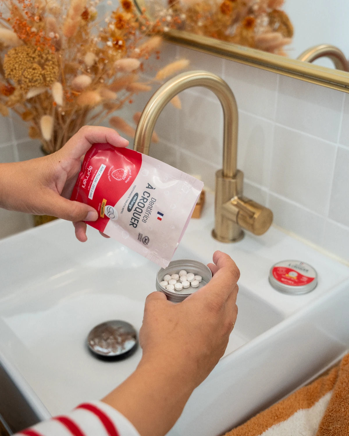 recharge pastilles de dentifrice fraise enfant