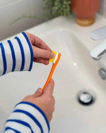 Pack 1 an - brosse à dents rechargeable pour enfant - 100% bioplastique