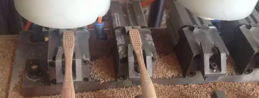 fabrication brosse à dents en bambou