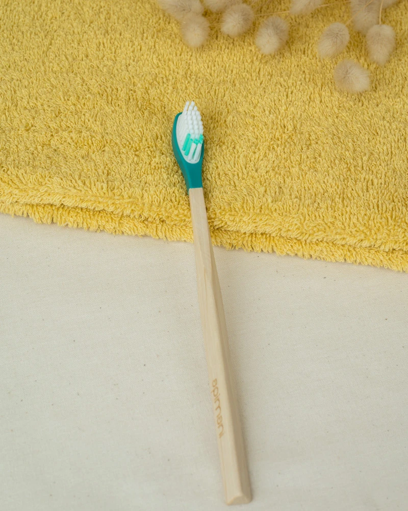 brosse à dents rechargeable bleu-vert extra-souple