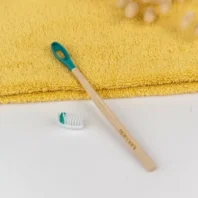 brosse a dents rechargeable en bois