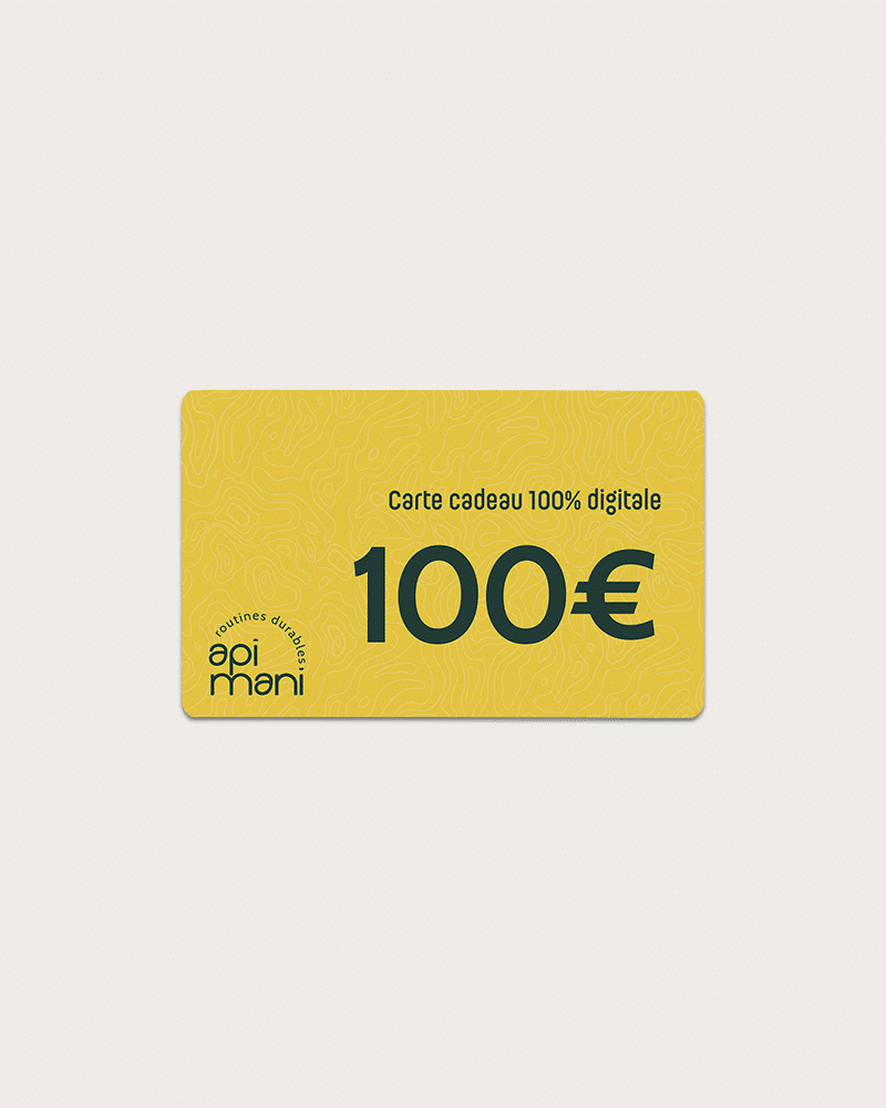 Carte cadeau - De 20 à 100€ - Apimani