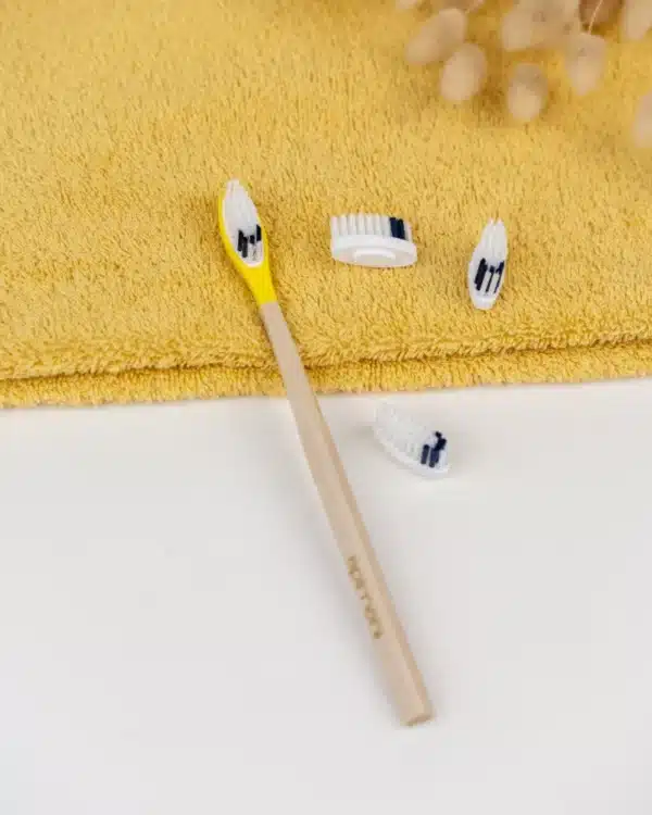 pack 1 an brosse a dents rechargeable medium jaune