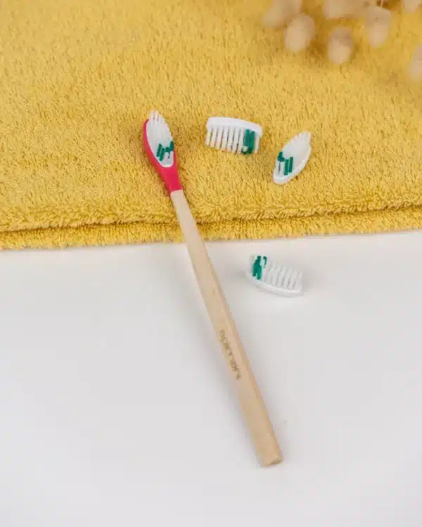 pack 1 an brosse a dents rechargeable souple rose