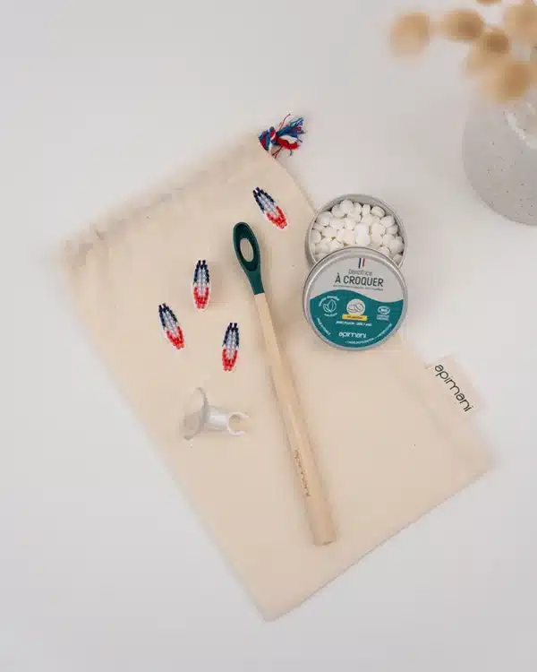 Kit cadeau « Super malin » - 1 an de brossage de dents - Vert