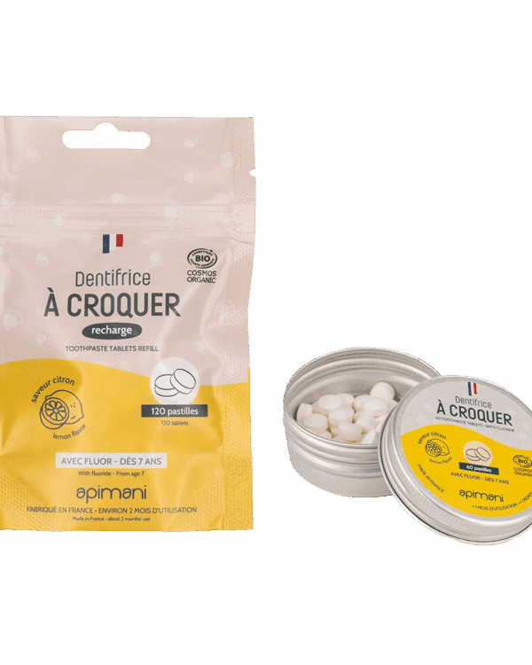 YR | Dentifrice à croquer Citron - 180 Pastilles