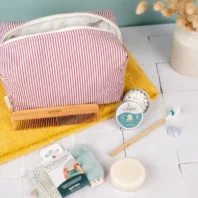 kit essentiels de voyage toilette