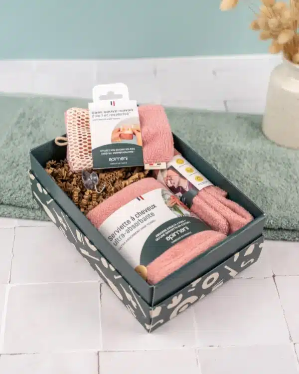 Coffret d'accessoires skincare - Rose