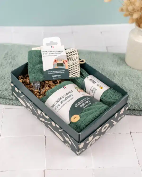 Coffret d'accessoires skincare - Vert